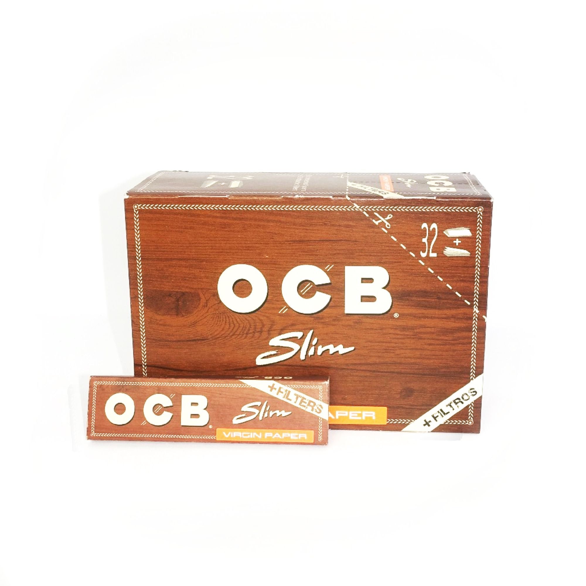 OCB Slim Virgin Papers + Filters 32